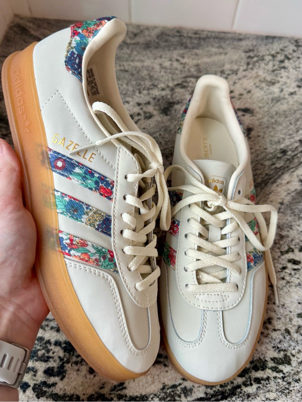 adidas Originals x Liberty London Gazelle. Size 9. New without box.